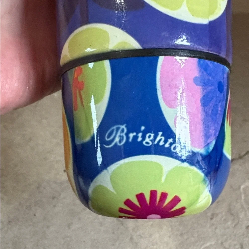 Brighton floral stainless steel water bottle